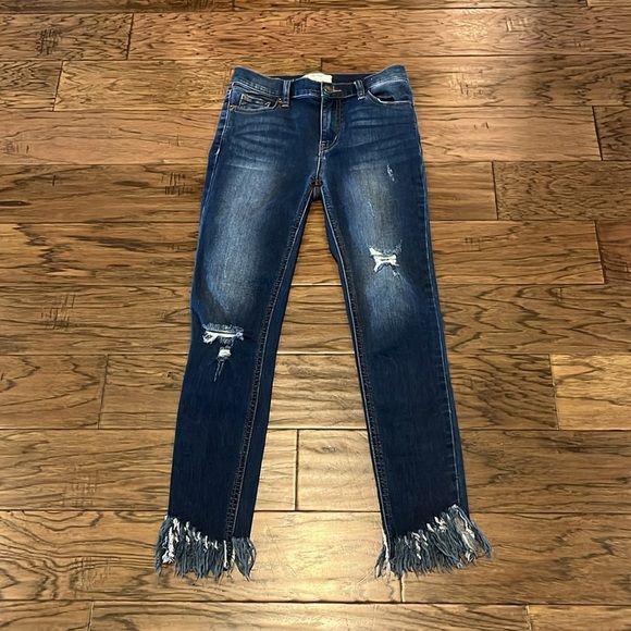 Free People Skinny Mid Rise Size 25 - Picture 1 of 16